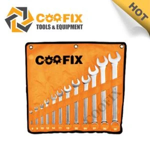 COOFIX 12 stk. Fleksibel reversibel kombinationsnøkkel sett